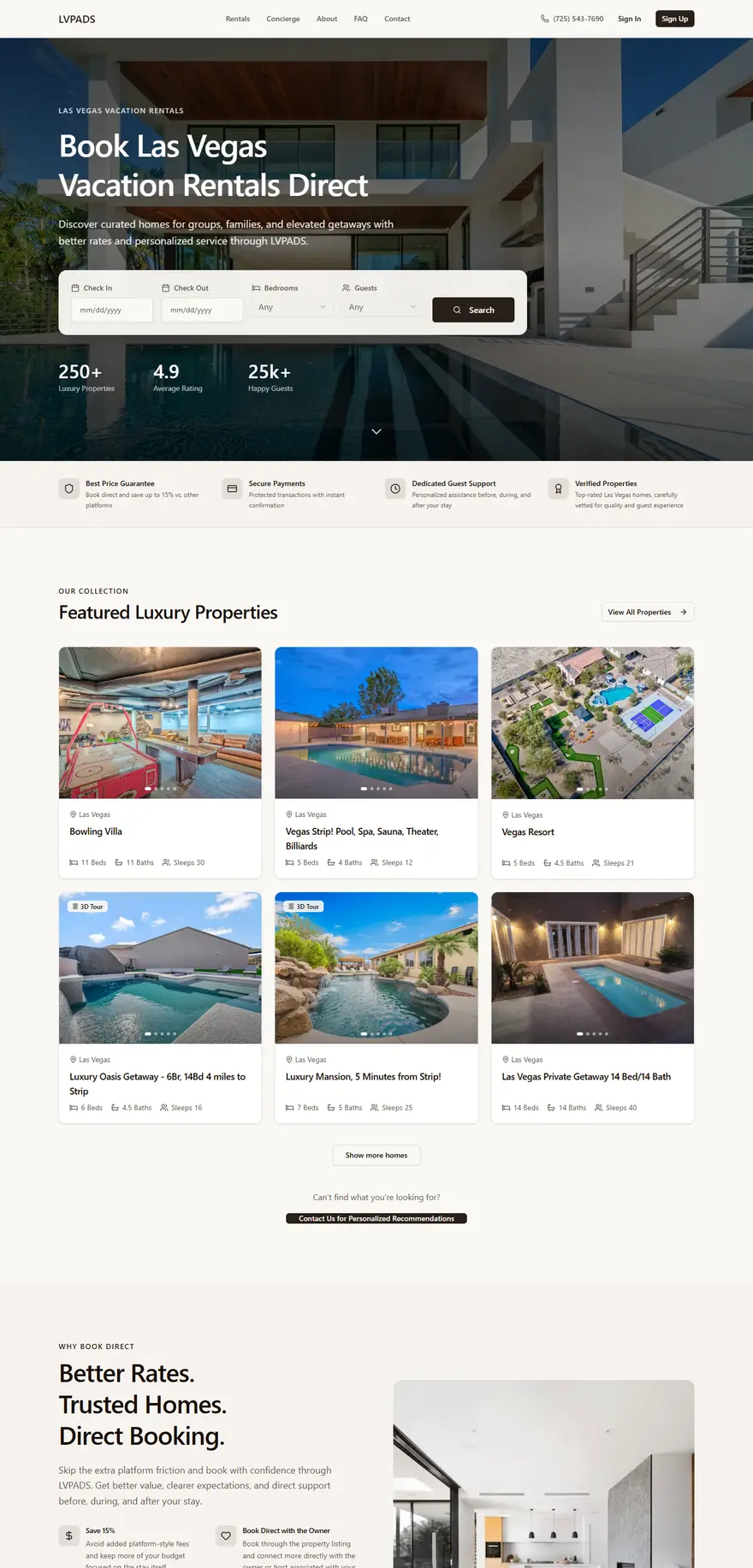 The LVPADS home page