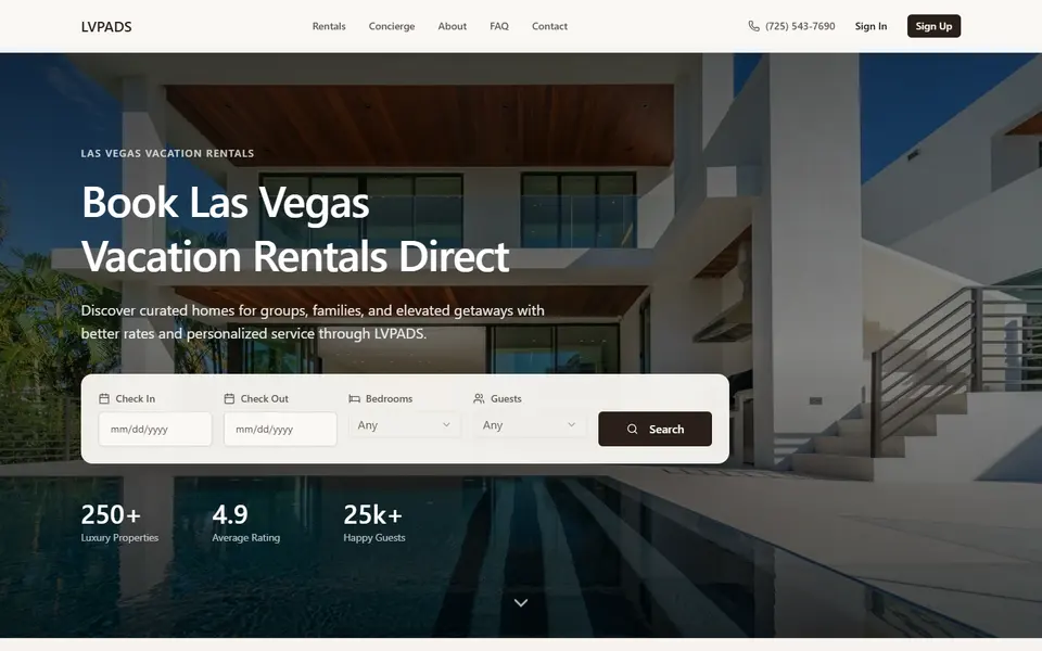 The LVPADS home page